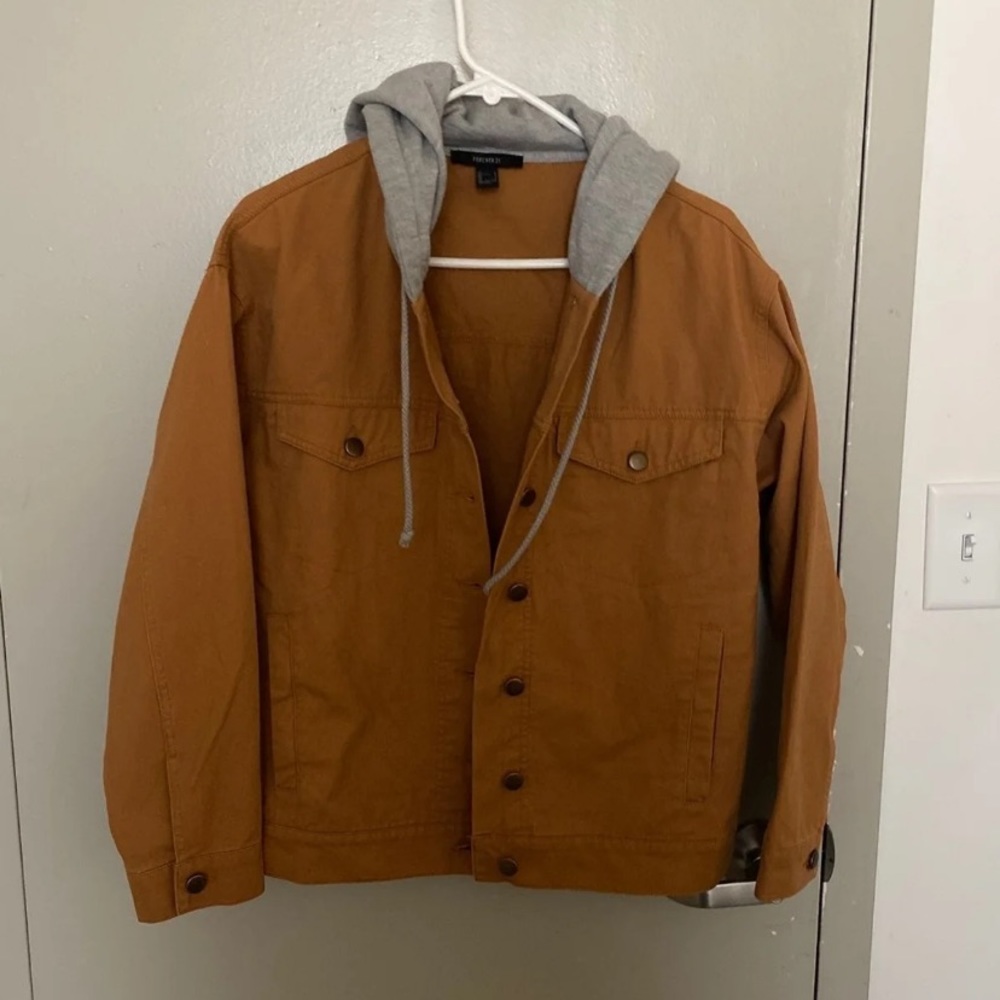 Denim jacket with Hood